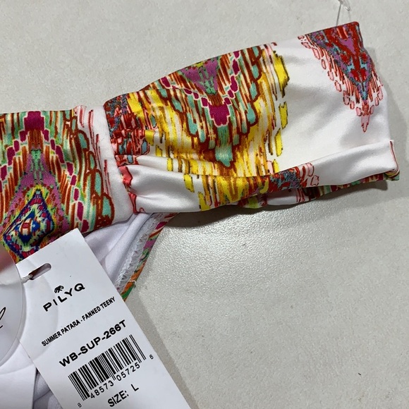 NEW‎ PILYQ Summer Patara Fanned Bikini Bottom Sz L - Picture 3 of 7